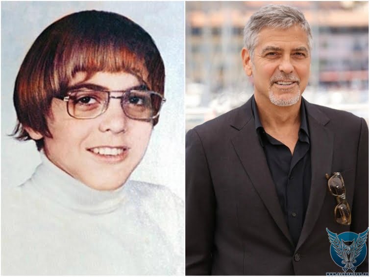 Знаменитости: Джордж Клуни - фотография в детстве и сейчас
