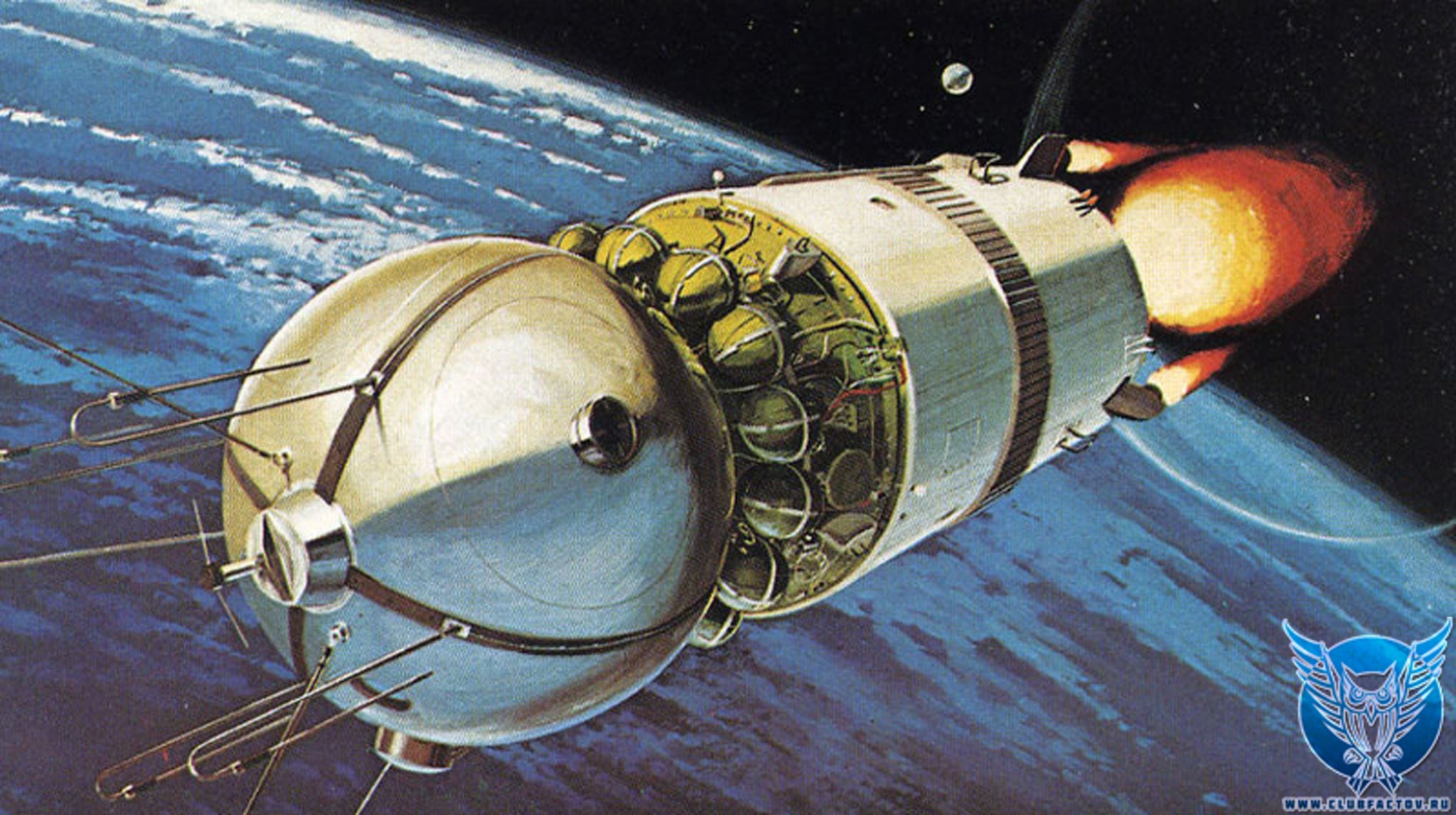 День космонавтики первый спутник. Восток 1 Гагарин 1961. Космический корабль Восток Юрия Гагарина. Корабль Гагарина Восток 1.